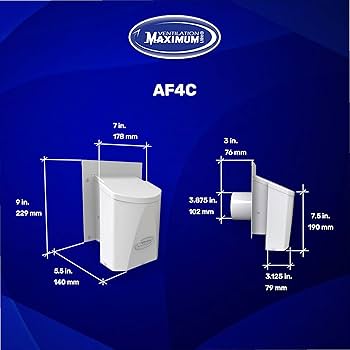 Amazon.com: Ventilation Maximum 4 inch Outdoor Wall Dryer
